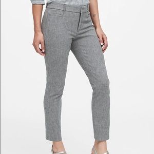 Banana Republic Classic Sloan Skinny-Fit Pant in Heather Grey